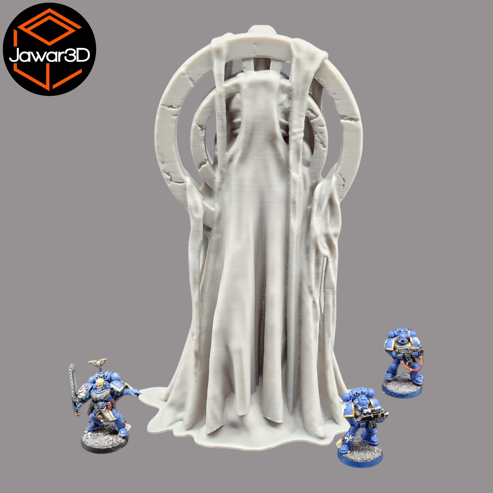 Wargaming 28mm scatter terrain scenery showing 3D-printed item that is compatible with games such as Warhammer 40K, Star Wars Legions, D+D, Dungeons and Dragons, Sci-Fi, Fantasy and other miniature tabletop games. Brand Jawar3d found at www.jawar3d.co.uk.