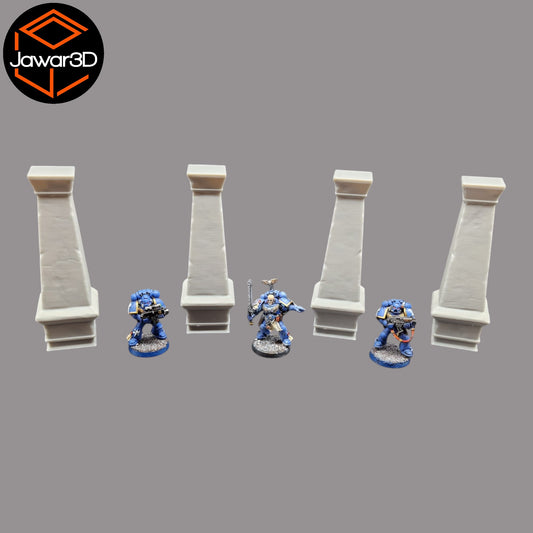 Wargaming 28mm scatter terrain scenery showing 3D-printed item that is compatible with games such as Warhammer 40K, Star Wars Legions, D+D, Dungeons and Dragons, Sci-Fi, Fantasy and other miniature tabletop games. Brand Jawar3d found at www.jawar3d.co.uk.