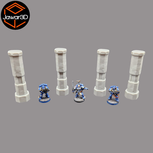 Wargaming 28mm scatter terrain scenery showing 3D-printed item that is compatible with games such as Warhammer 40K, Star Wars Legions, D+D, Dungeons and Dragons, Sci-Fi, Fantasy and other miniature tabletop games. Brand Jawar3d found at www.jawar3d.co.uk.