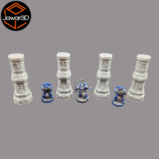 Wargaming 28mm scatter terrain scenery showing 3D-printed item that is compatible with games such as Warhammer 40K, Star Wars Legions, D+D, Dungeons and Dragons, Sci-Fi, Fantasy and other miniature tabletop games. Brand Jawar3d found at www.jawar3d.co.uk.
