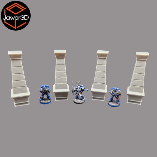 Wargaming 28mm scatter terrain scenery showing 3D-printed item that is compatible with games such as Warhammer 40K, Star Wars Legions, D+D, Dungeons and Dragons, Sci-Fi, Fantasy and other miniature tabletop games. Brand Jawar3d found at www.jawar3d.co.uk.