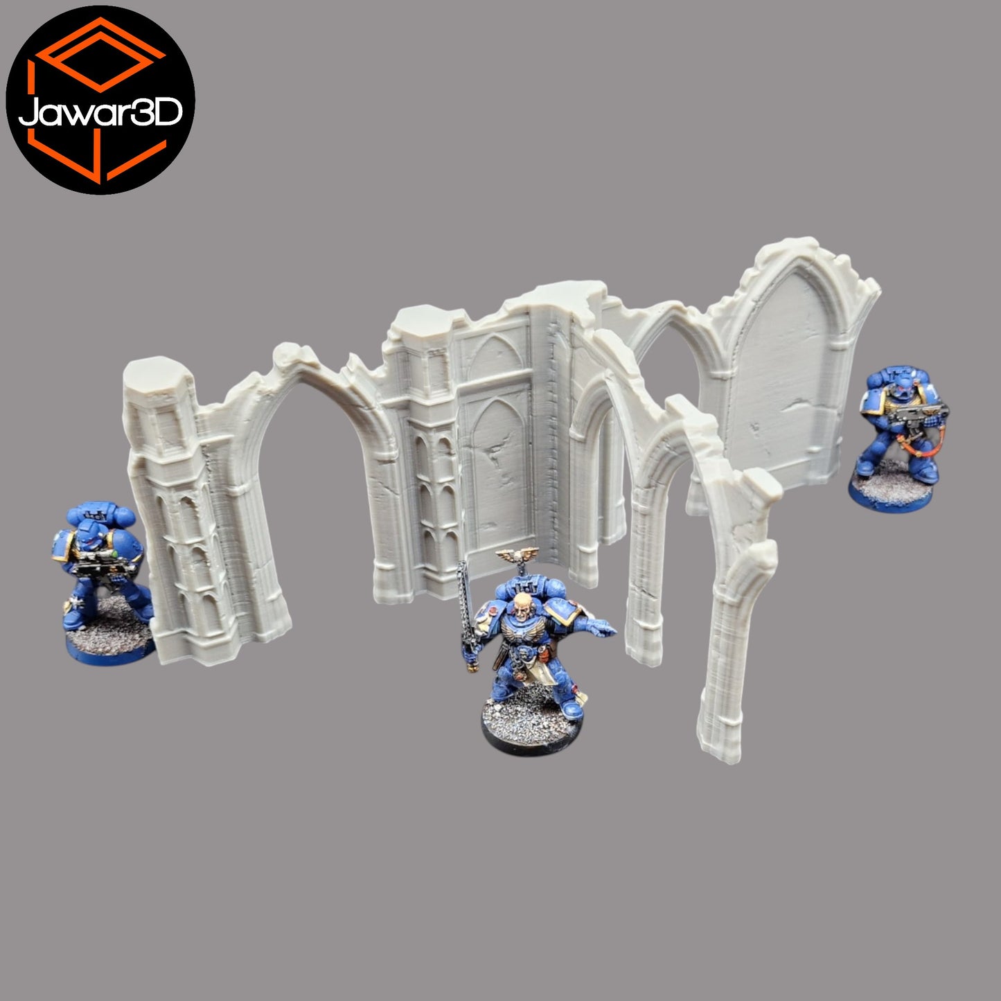 Wargaming 28mm scatter terrain scenery showing 3D-printed item that is compatible with games such as Warhammer 40K, Star Wars Legions, D+D, Dungeons and Dragons, Sci-Fi, Fantasy and other miniature tabletop games. Brand Jawar3d found at www.jawar3d.co.uk.