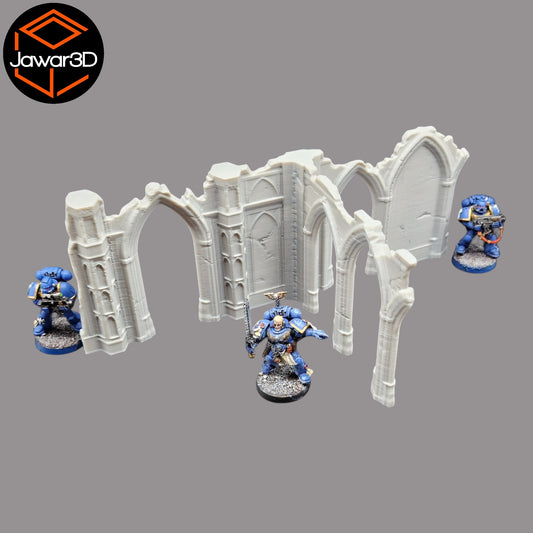 Wargaming 28mm scatter terrain scenery showing 3D-printed item that is compatible with games such as Warhammer 40K, Star Wars Legions, D+D, Dungeons and Dragons, Sci-Fi, Fantasy and other miniature tabletop games. Brand Jawar3d found at www.jawar3d.co.uk.