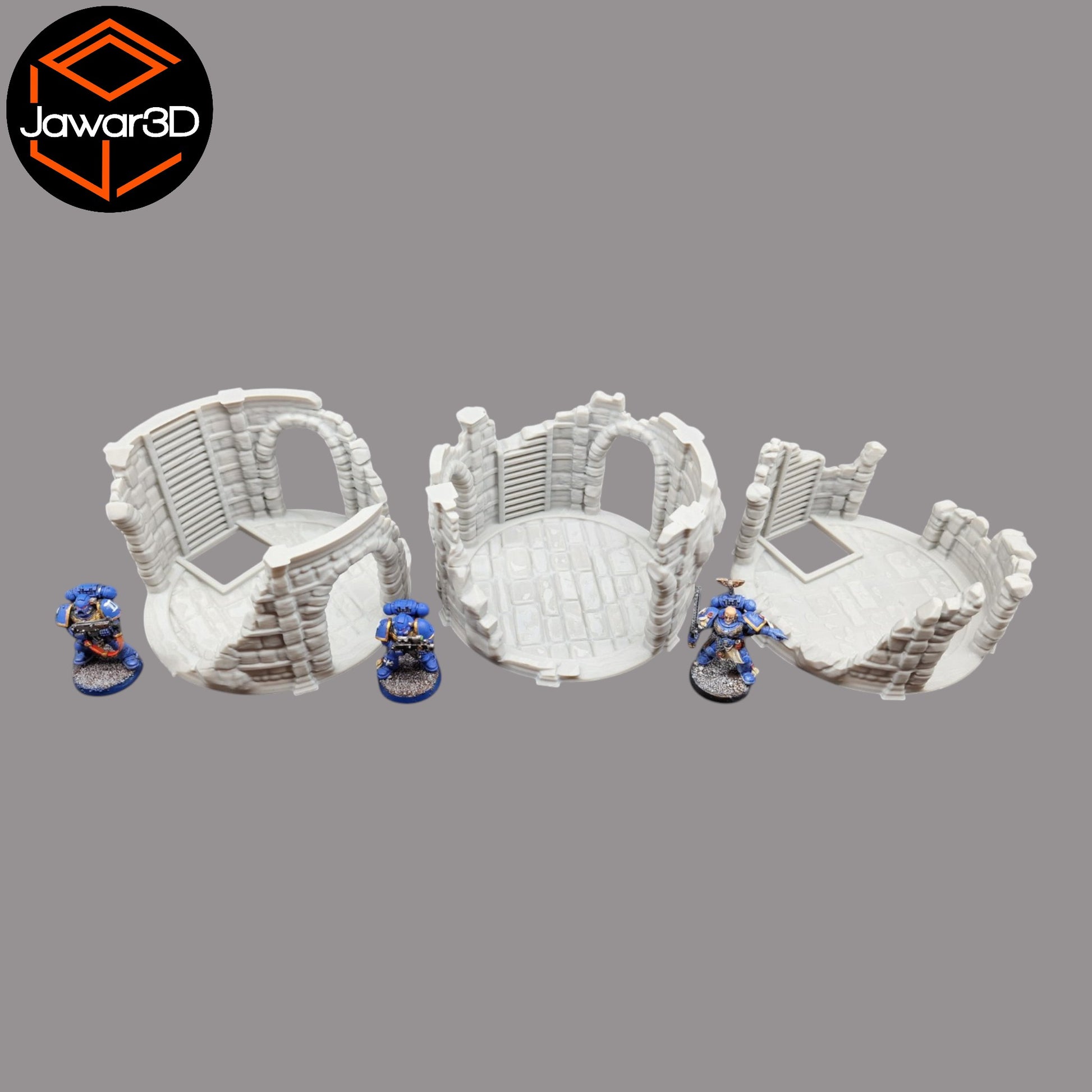 Wargaming 28mm scatter terrain scenery showing 3D-printed item that is compatible with games such as Warhammer 40K, Star Wars Legions, D+D, Dungeons and Dragons, Sci-Fi, Fantasy and other miniature tabletop games. Brand Jawar3d found at www.jawar3d.co.uk.