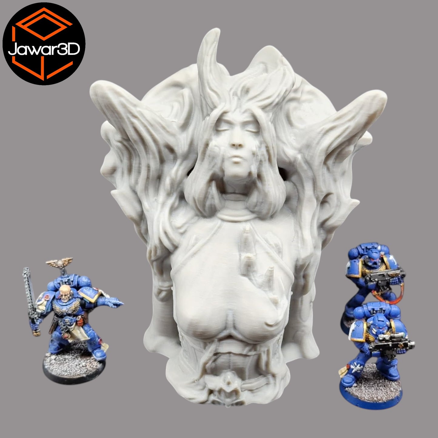 Wargaming 28mm scatter terrain scenery showing 3D-printed item that is compatible with games such as Warhammer 40K, Star Wars Legions, D+D, Dungeons and Dragons, Sci-Fi, Fantasy and other miniature tabletop games. Brand Jawar3d found at www.jawar3d.co.uk.