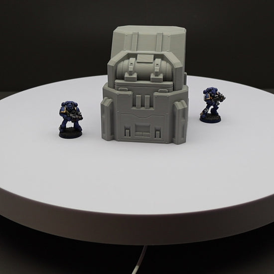 Wargaming 28mm scatter terrain scenery showing 3D-printed item that is compatible with games such as Warhammer 40K, Star Wars Legions, D+D, Dungeons and Dragons, Sci-Fi, Fantasy and other miniature tabletop games. Brand Jawar3d found at www.jawar3d.co.uk.