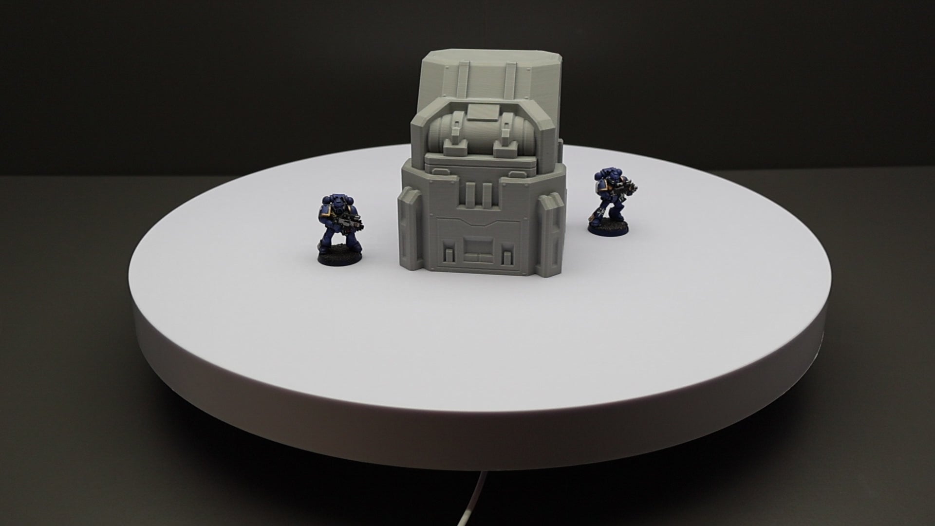 Wargaming 28mm scatter terrain scenery showing 3D-printed item that is compatible with games such as Warhammer 40K, Star Wars Legions, D+D, Dungeons and Dragons, Sci-Fi, Fantasy and other miniature tabletop games. Brand Jawar3d found at www.jawar3d.co.uk.