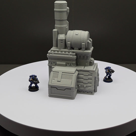 Wargaming 28mm scatter terrain scenery showing 3D-printed item that is compatible with games such as Warhammer 40K, Star Wars Legions, D+D, Dungeons and Dragons, Sci-Fi, Fantasy and other miniature tabletop games. Brand Jawar3d found at www.jawar3d.co.uk.