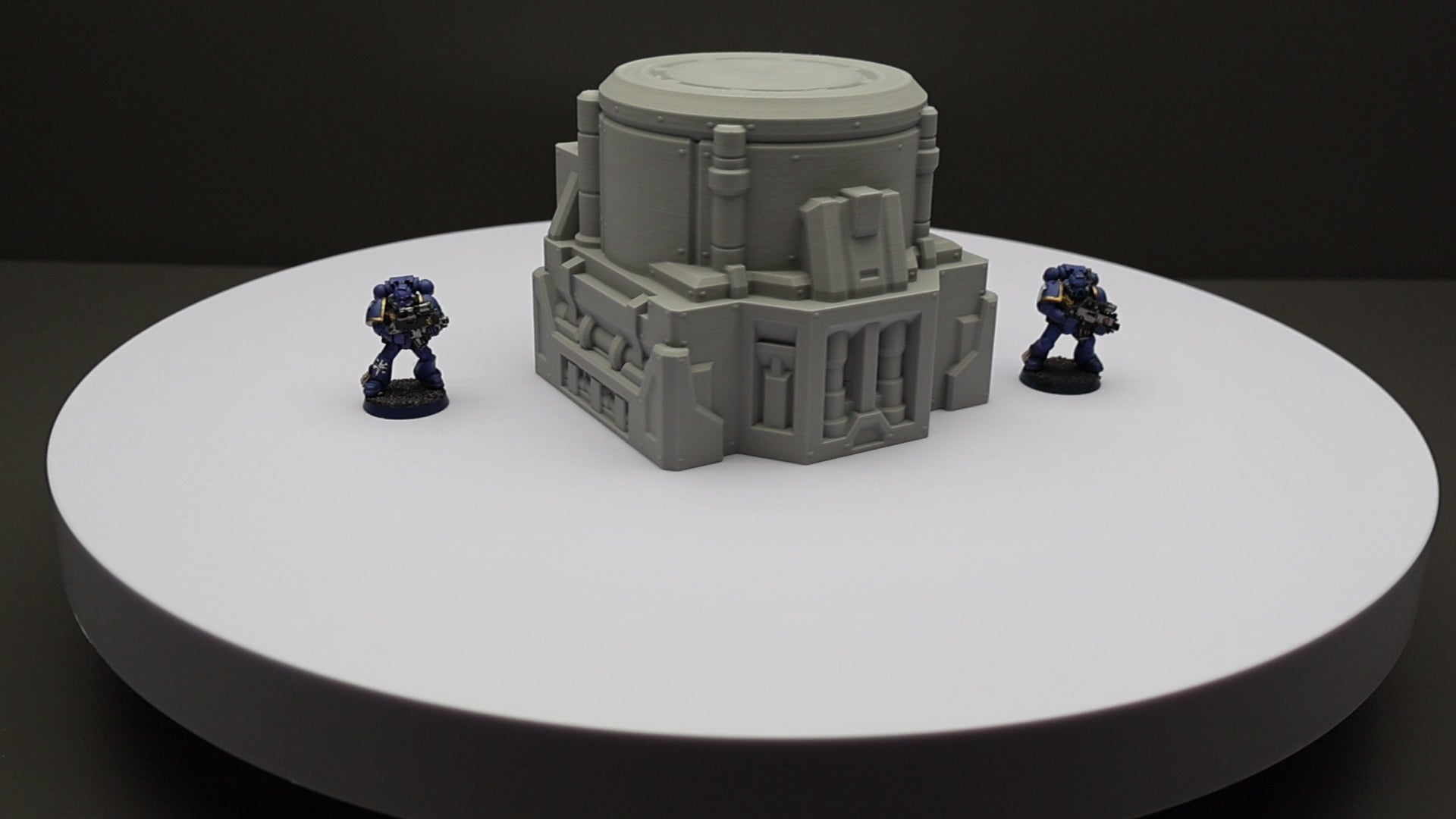 Wargaming 28mm scatter terrain scenery showing 3D-printed item that is compatible with games such as Warhammer 40K, Star Wars Legions, D+D, Dungeons and Dragons, Sci-Fi, Fantasy and other miniature tabletop games. Brand Jawar3d found at www.jawar3d.co.uk.