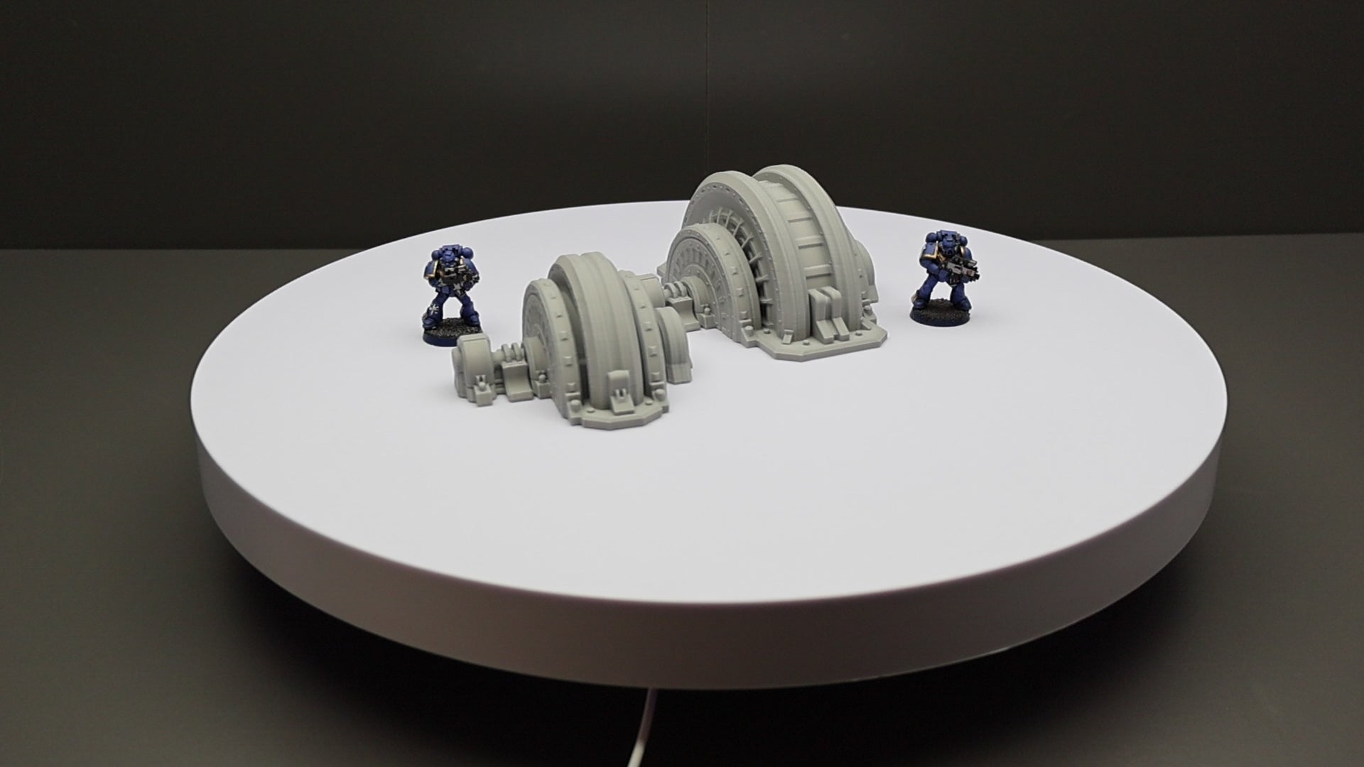 Wargaming 28mm scatter terrain scenery showing 3D-printed item that is compatible with games such as Warhammer 40K, Star Wars Legions, D+D, Dungeons and Dragons, Sci-Fi, Fantasy and other miniature tabletop games. Brand Jawar3d found at www.jawar3d.co.uk.